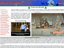 Tablet Screenshot of frasesdenavidad.com